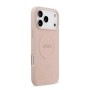 Funda Guess iPhone 17 Pro Rosa MagSafe | Peony Hot Stamp PU