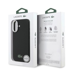 Editar imagen: Funda Lacoste para iPhone 17  - MagSafe - Textura Petit Piqué - Azul Navy