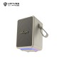 Lenyes S874 Elegance White | Altavoz Bluetooth V5.3 15W | Diseño Runway | IPX6 con 4 Modos de Reproducción