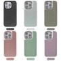 Funda PULOKA para iPhone 14 Pro Max Magnética con Textura de Tela Brillante con MagSafe