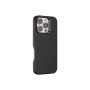Funda PULOKA para iPhone 14 Pro Max Textura Fibra de Carbono con MagSafe y Marco Metálico color Negro