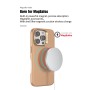Funda PULOKA para iPhone 15 Pro Max Textura Fibra de Carbono con MagSafe