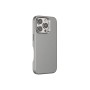 Funda PULOKA para iPhone 15 Pro Max Textura Fibra de Carbono con MagSafe y Marco Metálico color Gris