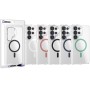 Carcasa Rígida para Samsung S26 Transparente Antiamarilleo con MagSafe y marco de Cámara Elevado