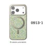 Funda para iPhone 17 Pro Max Premium OneGif TX-T01 con MagSafe Elegante y Bordes de Goma Efecto Metalizado Color Verde