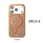 Funda para iPhone 17 Pro Premium OneGif TX-T01 con MagSafe Elegante y Bordes de Goma Efecto Metalizado color Naranja