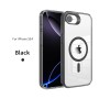 Funda GStyle Transparente MagSafe para iPhone 17E / 16E – Rígida y Antigolpes color Negro