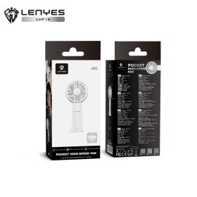 Mini Ventilador de Bolsillo Lenyes LHF15 | 6000 RPM | Ultra Ligero 100g | 3 Velocidades | Uso Dual