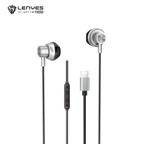 Auriculares con Cable con Conexión Tipo-C de Alta Fidelidad 14mm con Cero Latencia y Micrófono Integrado