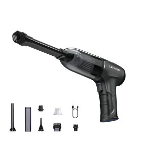 Aspiradora de Coche 4 en 1 Lenyes LCV201 | 5000PA | Batería 4000mAh | Función Soplador e Inflador | Motor Alta Precisión