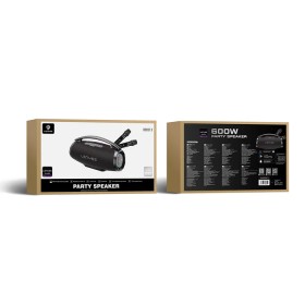 Altavoz Bluetooth Party Lenyes BOOST X | 600W Peak Power | Batería 45000mAh | 2 Micrófonos UHF | Carga Rápida PD 60W | IPX6