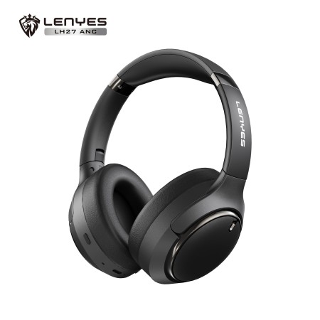 Auriculares Inalámbricos Lenyes LH27 ANC | Cancelación Activa de Ruido (35dB) | Bluetooth 5.4 | Autonomía 31H | Cuero PU Premium