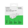 Cargador de Pared Original Belkin BoostCharge 25W USB-C en color Blanco WCA012kqWH