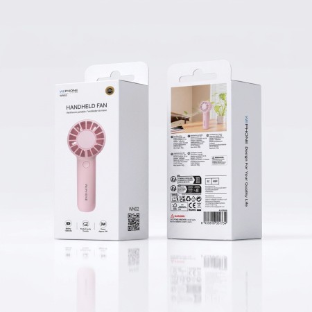 Ventilador de Mano Wephone WN02 1200mAh | 3 Niveles y Recargable
