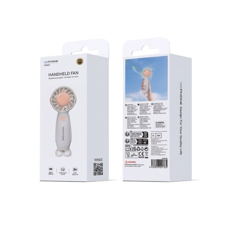 Ventilador de Mano Wephone WN03 | 1200mAh y 3 Velocidades Portátil