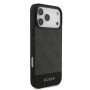 Funda Guess iPhone 17 Pro Max Gris Oscuro| 4G Bottom Stripe | Wephone