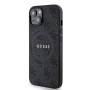 Funda Guess iPhone 14 Negro MagSafe | Piel Sintética 4G Classic | Wephone