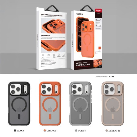 Funda Puloka iPhone 17 Pro Semitransparente MagSafe | Mayorista