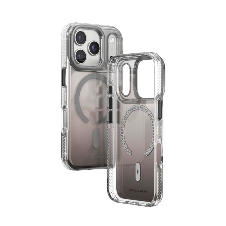 Compra al Por Mayor la Funda Puloka para iPhone 15 Pro Max Gradient Mist con MagClick en color Gris Oscuro
