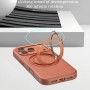 Compra al Por Mayor la Funda Puloka para iPhone 15 Pro Max de Cuero Magnética Business con Soporte 360° Metálica