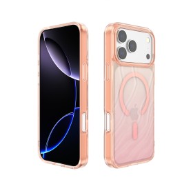 Compra al por Mayor la Funda para iPhone 16 Pro con efectivo Acuático con MagSafe en color Rosa Claro