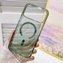 Compra al por Mayor la Funda para iPhone 16 con efectivo Acuático con MagSafe en color Verde Semitransparente