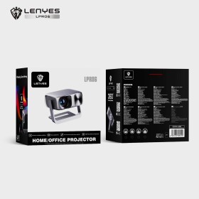 Proyector Inteligente Lenyes LPR06 | 1080P Nativo (4K) | 16.000 Lúmenes | Android 9.0 | WiFi 6 | Soporte Rotativo 360°