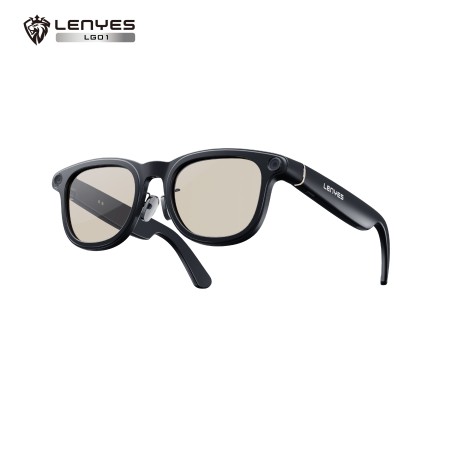 Lenyes LG01 Gafas Inteligentes IA con Cámara 8MP 1080p, ChatGPT y Traducción en Tiempo Real con Estuche Powerbank 3600mAh