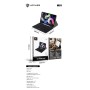 Funda Teclado Lenyes WK114 Samsung Tab S9 Ultra 14.6 al por Mayor | WePhone