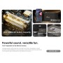Altavoz Party Box Lenyes S877 200W Negro al por Mayor | WePhone