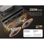 Altavoz Party Box Lenyes S877 200W Negro al por Mayor | WePhone