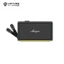 Altavoz Party Box Lenyes S877 Negro de 200W Pico con Batería 4500mAh, con RGB y 2 Micrófonos de Carga Rápida 30W PD