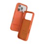 Compra al por mayor la funda PULOKA efecto piel para Samsung A16 color Naranja con bordado