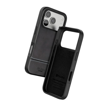 Compra al por mayor la funda PULOKA efecto piel para Samsung S25 Edge color Negro con bordado