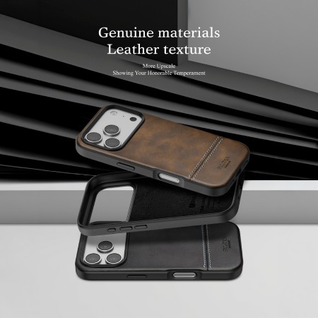 Compra al por mayor la funda PULOKA efecto piel para iPhone 16 con bordado business