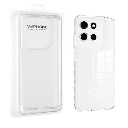 Funda para Moto G77 Transparente Rígida + TPU con Esquinas Reforzadas al por Mayor