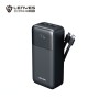 Power Bank Lenyes PX342D 30000mAh | 22.5W Fast Charging | Cables Integrados | Pantalla Digital Inteligente