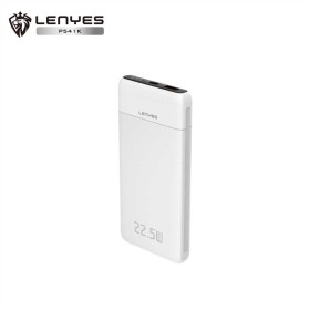 Power Bank Lenyes P541K Blanco de 10000mAh con Carga Rápida 22.5W | Certificación 3C y Pantalla Digital