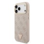 Funda Guess iPhone 17 Pro Rosa MagSafe | Logo Triangular 4G | Mayorista