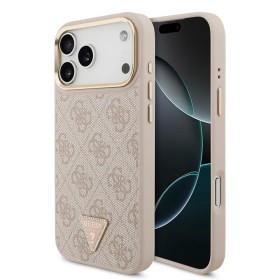 Funda Guess iPhone 17 Pro Rosa MagSafe | Logo Triangular 4G | Mayorista