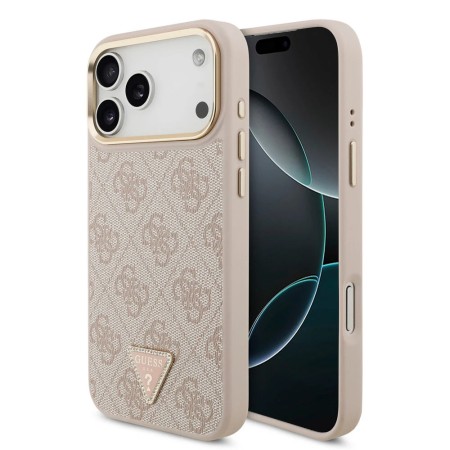 Funda Guess iPhone 17 Pro Rosa MagSafe | Logo Triangular 4G | Mayorista