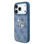 Funda Guess iPhone 17 Pro  Azul | Correa Perlas y Logo Metálico | Mayorista