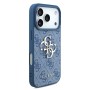 Funda Guess iPhone 17 Pro  Azul | Correa Perlas y Logo Metálico | Mayorista