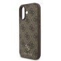 Funda Guess iPhone 17 Marrón MagSafe | Small 4G Metal Logo