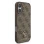 Funda Guess iPhone 17 Marrón MagSafe | Small 4G Metal Logo