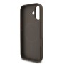 Funda Guess iPhone 17 Marrón MagSafe | Small 4G Metal Logo