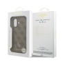 Funda Guess para iPhone 17 – Colección Small 4G & Classic Metal Logo – Marrón MagSafe al por Mayor