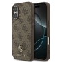 Funda Guess iPhone 17 Marrón MagSafe | Small 4G Metal Logo
