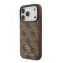 Funda Guess iPhone 17 Pro Max Marrón MagSafe | Small 4G Metal Logo