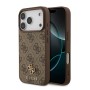 Funda Guess para iPhone 17 Pro Max – Colección Small 4G & Classic Metal Logo – Marrón MagSafe